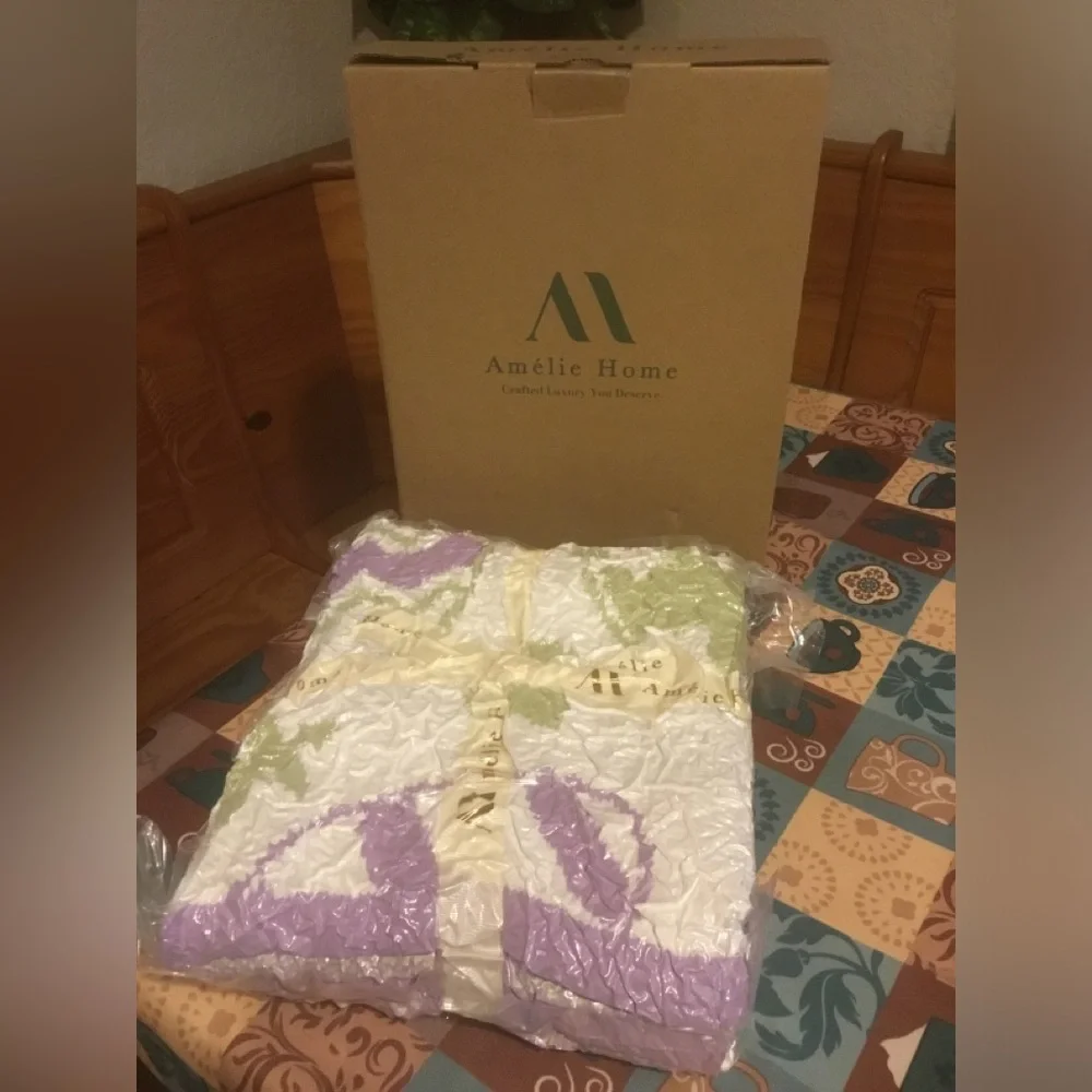 Easter Bunny and Eggs Chenille Knit Throw Blanket